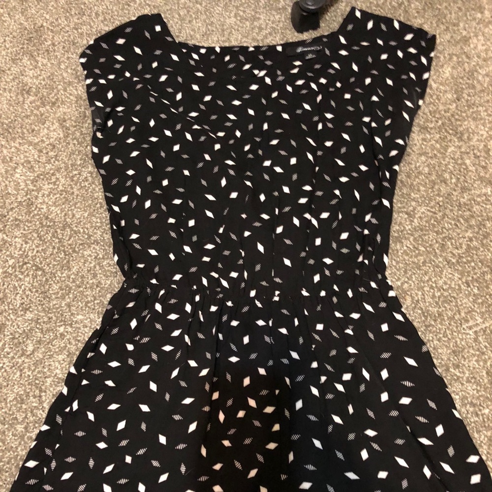Forever 21 black and white romper